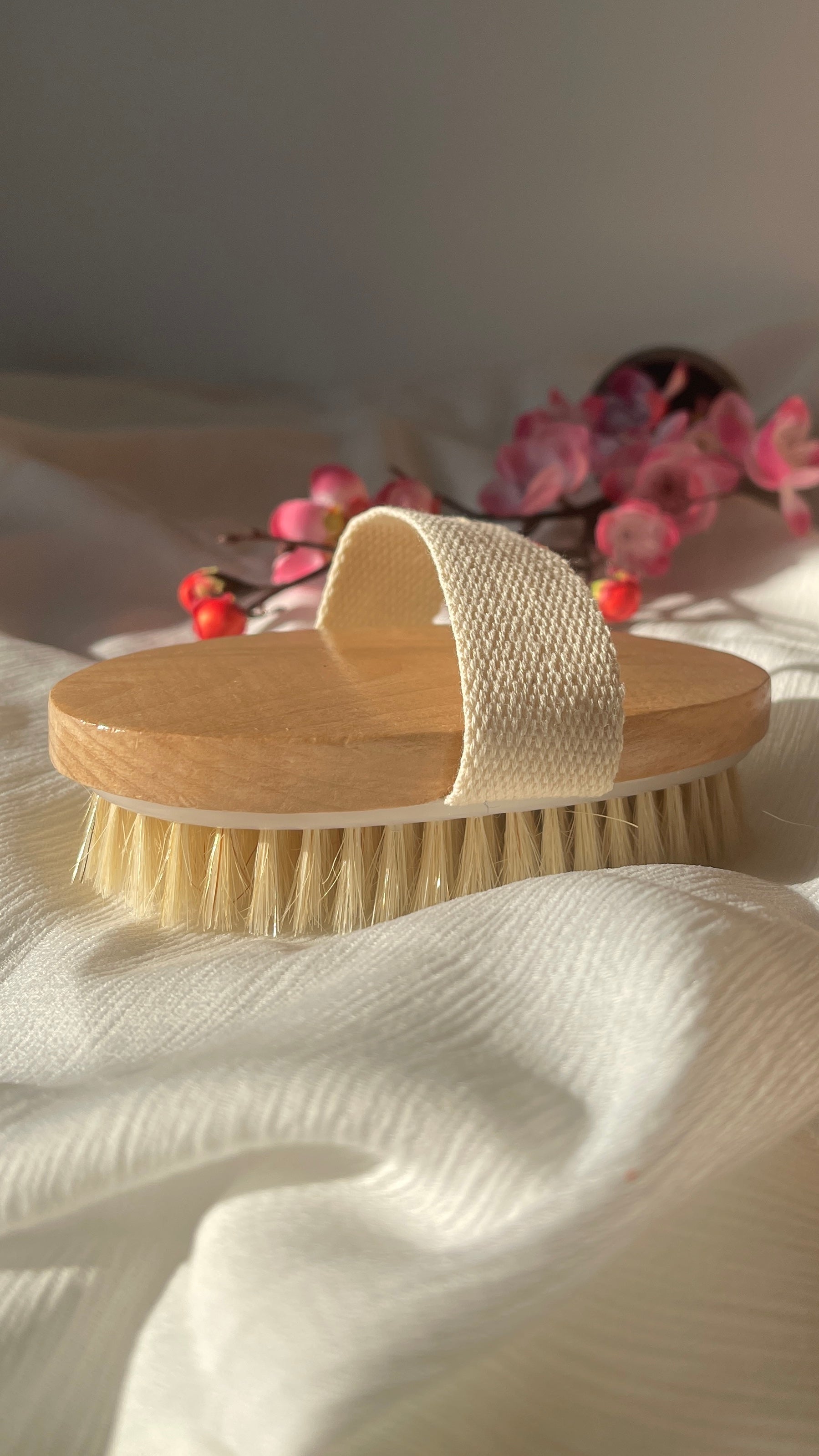Brosse corps à sec